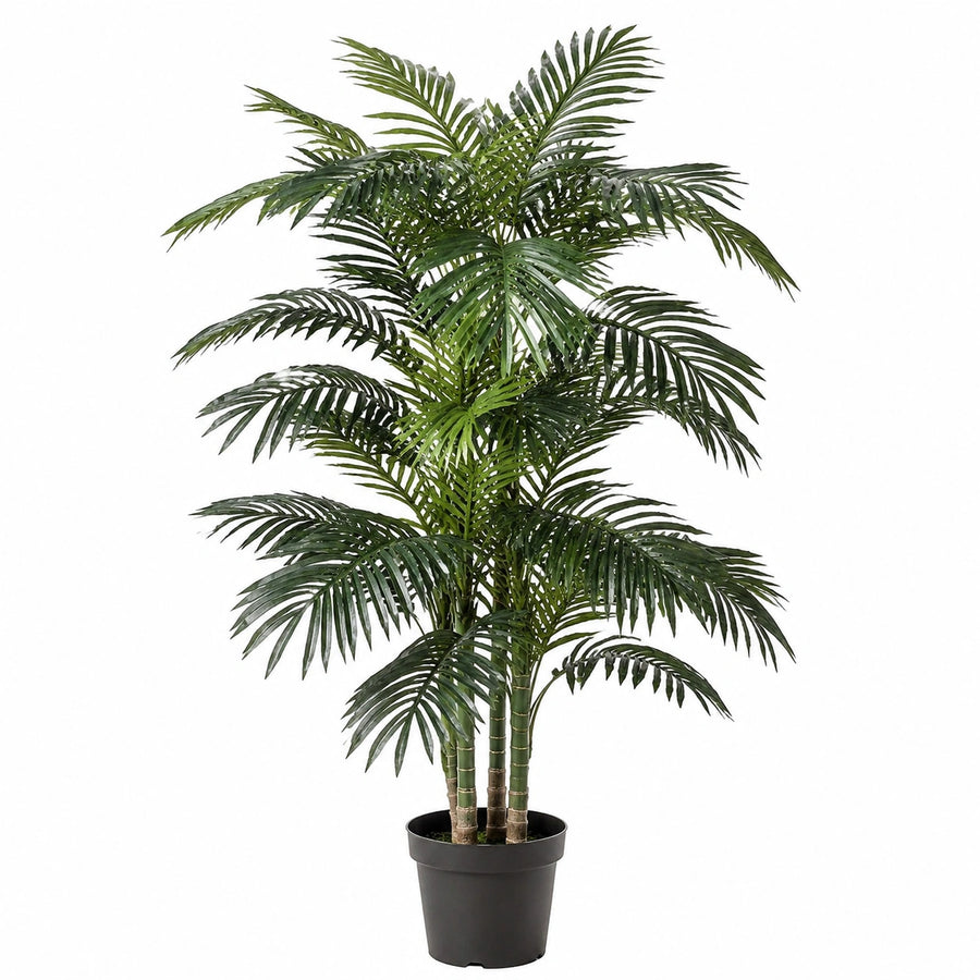 Plante artificielle palmier 180 cm en plastique vert pour décoration intérieure