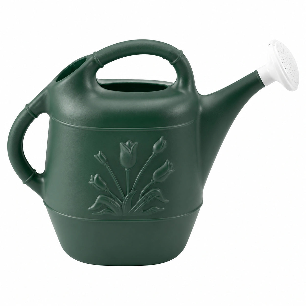 Arrosoir de jardin 10 L en plastique vert avec pomme d'arrosage